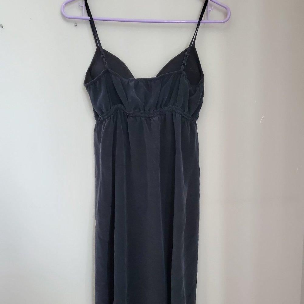 White House Black Market Short Black Spaghetti Strap Dress